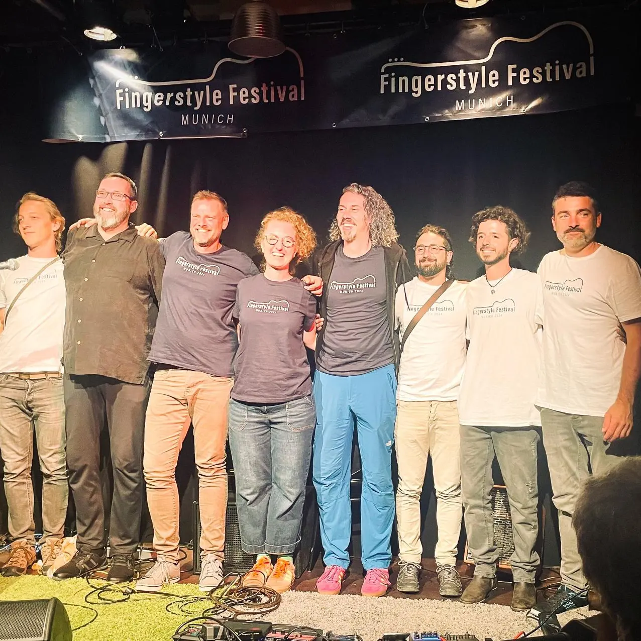 Participantes do 1° Fingerstyle Festival em Munique na Alemanha - julho 2024